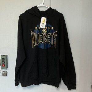 NBA Denver Nuggets Black & Navy Pullover Hoodie